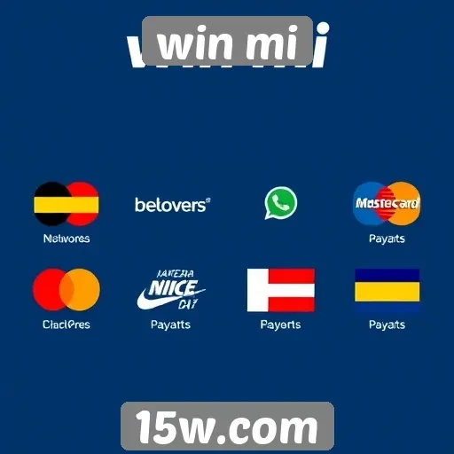 Opções de pagamento disponíveis no win mi