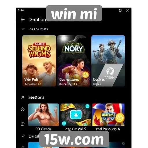 Análise das funcionalidades do site win mi